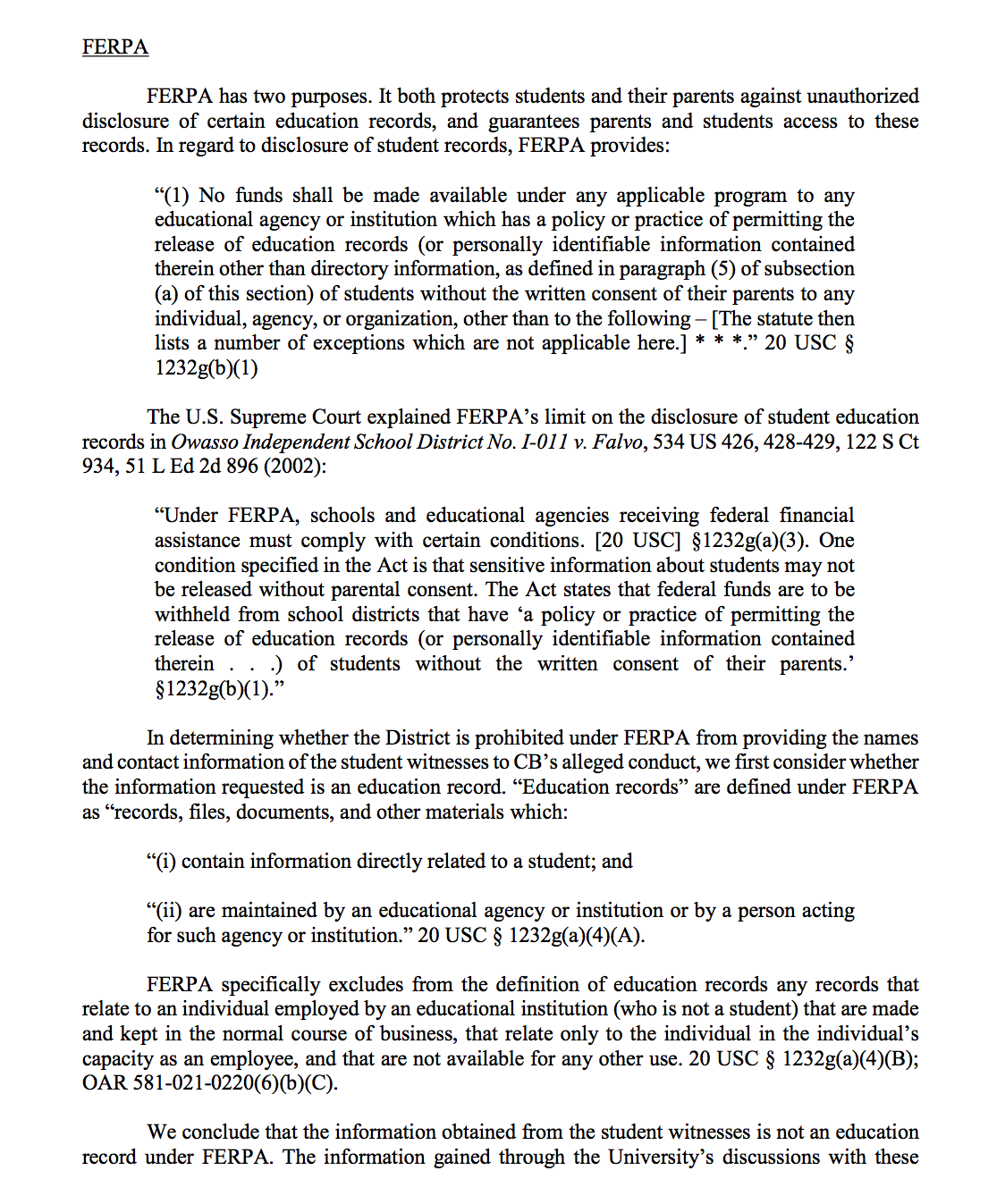 Judge tells UO to cease and desist using FERPA to hide documents – UO ...